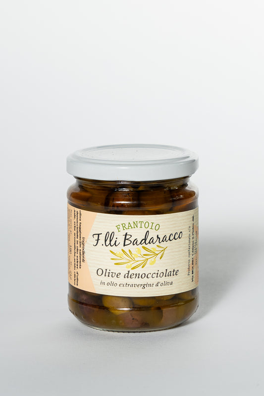 Olive Snocciolate  in olio Extravergine d'oliva