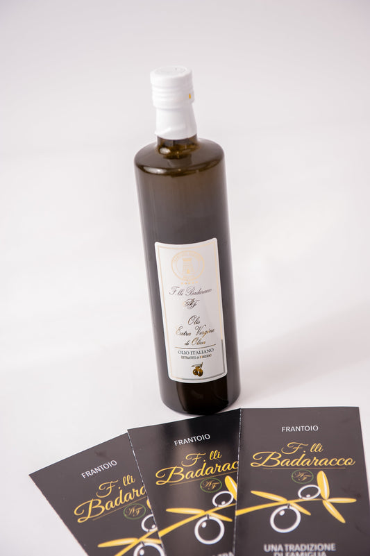 Olio Extravergine d'Oliva  Fruttatoin bottiglia da 0,5 LT.